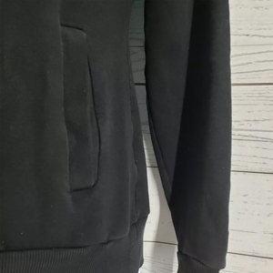 Sudadera con capucha de felpa francesa 100% algodón, gruesa, con efecto desgastado vintage, lavado ácido, bordado con purpurina y efecto descolorido por el sol - Product Image 3