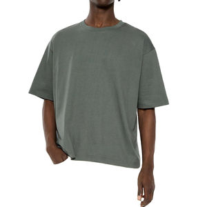 Camiseta de Hombre de Alta Calidad, Corte Cuadrado, 100% Algodón, Ligera, Transpirable, con Impresión de Logotipo Personalizado - Product Image 1