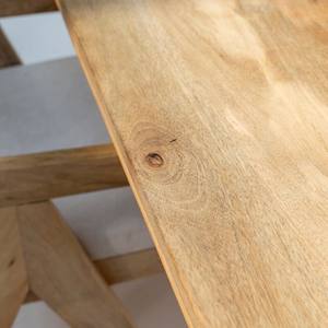 Mesa de Comedor Ovalada Vandana Aureo Optima con Patas Planas de Listones y Diseño Moderno y Contemporáneo - Product Image 2