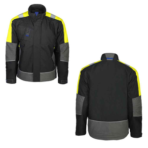 High Visibility Waterproof Reflective Safety <b>Jacket</b> Men Winter <b>Work</b> Wear Industrial Heavy Duty Hi Vis <b>Construction</b> - Product Image 3