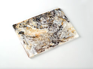 Plateau de service en résine durable pour fromage, couleur personnalisée, taille personnalisée, écologique, passe au lave-vaisselle, avec poignée, usage quotidien - Product Image 6