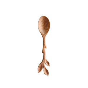 Leaf Spoon Coffee Mixing Wooden Spoon Dong Nai Aria Model for Kitchen Dining <b>Table</b> Parties by 99 Gold Data - Product Image 1