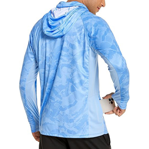 Sweat à capuche camouflage doublé Sherpa pour homme, mélange coton et polyester, intérieur en peluche, extrêmement chaud, capuche avec cordon de serrage - Product Image 3