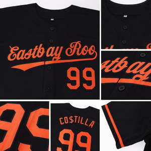 Maillots de baseball personnalisés en sublimation, impression sur mesure, prix de gros, OEM, qualité supérieure - Product Image 4