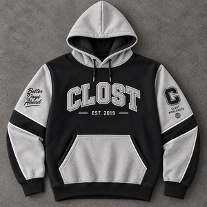 Sweat à capuche de baseball personnalisé pour l'hiver, avec logo contrastant, lettres brodées et poche avant, idéal pour le sport - Product Image 1