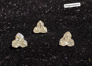 Moissanite blanche taillée en forme de lys de 7,30 mm (3 pièces) – Forme de fleur fantaisie, faite à la main pour bijoux personnalisés - Product Image 6