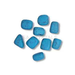 Bulk Turquoise Synthetic Tumbled Stone Healing tumbled stones Wholesale Natural Gemstone Crystals Semi Precious Stone Meditation