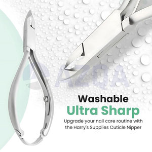 Heavy Duty Stainless Steel Nail And Cuticle Nippers With Back Lock For Professional Nail And Cuticle Care - Product Image 2