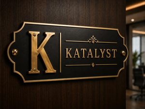 ตัวอักษรโลหะรูปตัว K พร้อมสกรู ตัวอักษรสำหรับป้ายชื่อบ้าน ประตูหลัก สำนักงาน โรงแรม ป้ายร้านค้า ป้ายโฆษณา ทนทานต่อการเกิดสนิม สีทอง - Product Image 5