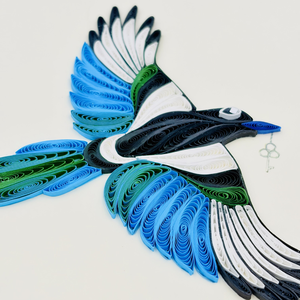 Quilling Card Black Billed Magpie Design Theme Handmade Greeting Card Envelope Animal Theme Special Gifts Paper Decoration - Product Image 2