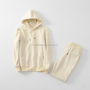 Vente en gros d'ensembles de vêtements de sport avec logo personnalisé de haute qualité Ensembles de vêtements de sport vierges Broderie imprimée bouffante - Product Image 4