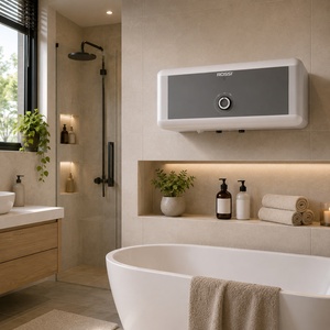 Chauffe-eau électrique compact à accumulation de 30 litres pour salle de bain, prix de gros usine vietnamienne, Rossi Rovigo Slim 30 - Product Image 3