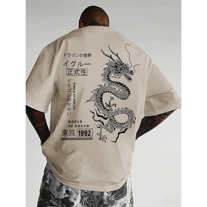 Mens <b>Graphic</b> <b>Tees</b> Vintage T-Shirts Oversized Letter Print Casual Crewneck Cotton Top Short Sleeve <b>Rapper</b> Streetwear - Product Image 4