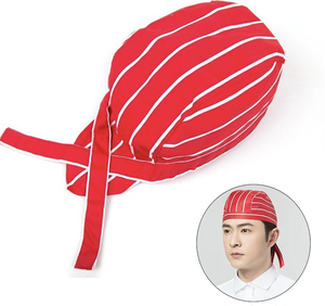 Gorro de Chef Estilo Japonés 3Starsexperts RTS, Gorro de Sarga Negro Unisex con Cierre a Presión, Manga Corta, Accesorios para Uso en Restaurantes y Bares - Product Image 6
