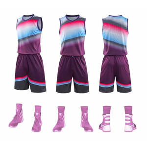 Ensemble d'uniformes de basketball, vêtements de sport, uniforme de basketball respirant et léger, uniforme de basketball unisexe - Product Image 1