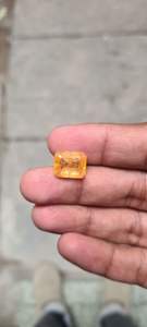 พลอยโทแพซอิมพีเรียลธรรมชาติทรงแปดเหลี่ยมเจียระไน ขนาด 10x12 มม. สำหรับทำเครื่องประดับ DIY - Product Image 2