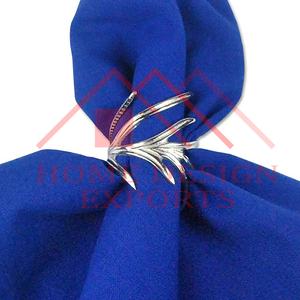 Nickel Placage Arbre Branche Serviette Anneau De Mariage Décor Haute Qualité Hôtel et Restaurant Serviette Anneau pour Table Décor Best-Seller - Product Image 2