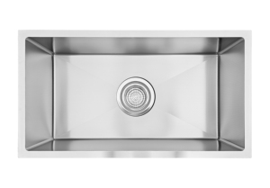 Embossed 304 Stainless Steel Handmade Undermount Single Bowl Rectangular <b>Kitchen</b> <b>Sink</b> Brushed Surface 3-Year Warranty OEM - Product Image 4