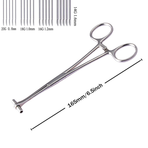 Pinzas de Enderezamiento de Septum Sin Bloqueo, Herramienta Quirúrgica Manual de Acero Inoxidable para Maquillaje Permanente, Certificación CE Clase II DETAIN - Product Image 4