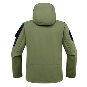Most Popular Men's Winter Soft Shell <b>Jacket</b> Custom Logo <b>Waterproof</b> Anti-Bacterial Brightly Colored Front Logo Placement Sale - Product Image 3