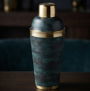 Handmade Patina Cocktail <b>Shaker</b> Barware Supplies Alcohol Wine Cocktail <b>Shaker</b> <b>Bottle</b> - Product Image 2