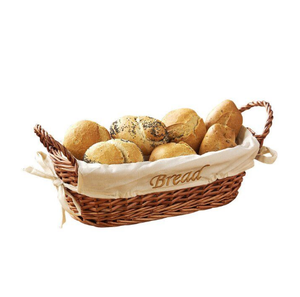 Handmade Rattan <b>Basket</b> Brown Color Trending Design Durable Kitchenware Food <b>Storage</b> Organizer <b>Basket</b> Crafted in India - Product Image 5