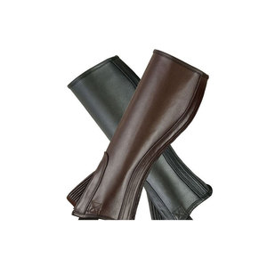 Brown Riding Chaps with Mesh Spandex Nylon for Horse Riding <b>Equestrian</b> Sports - Product Image 1