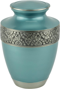 Urnes funéraires décoratives en laiton pour cendres d'adultes, urnes faites à la main pour hommes et femmes, urnes funéraires - Product Image 4