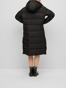 100% Polyester Lining Hooded Loose Fit Warm Coat OEM Women's New Style Winter Waterproof Zip-Up Cotton Filled Puffer <b>jacket</b> - Product Image 2