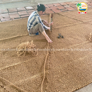 Voile d'ombrage en fibre de coco - PROMOTION DE PRIX - PROTECTION SOLAIRE DURABLE ET ÉCOLOGIQUE ANTI-UV - Product Image 4