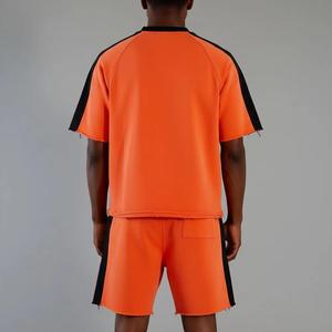 Conjuntos de pantalones cortos para hombre, conjuntos de camisa y pantalones cortos de verano para hombre, conjunto de camiseta de manga corta y pantalones cortos de playa, conjunto de camiseta para hombre, algodón transpirable - Product Image 6