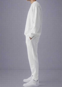 ชุดเซ็ตฤดูหนาวสีขาวสำหรับผู้ชาย คุณภาพสูง ผ้าฝ้าย 100% ระบายอากาศได้ดี สวมใส่สบาย ชุดสองชิ้น ผลิตในประเทศปากีสถาน - Product Image 3