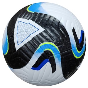 Ballon de football professionnel JNA Group bleu noir rouge blanc motif étoilé entraînement match 0,41-0,45 kg - Product Image 1