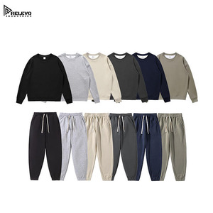 Men’s <b>Retro</b> Terry <b>Tracksuit</b> | Blank Hoodie & Drawstring Sweatpants Streetwear Set Quick-Drying Breathable Lightweight Casual - Product Image 6