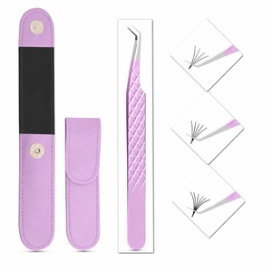 Pinzas Separadoras de Pestañas de Acero Inoxidable con Punta Puntiaguda Mejorada para Secreción de Pestañas, Aislamiento Rápido y Conveniente al por Mayor - Product Image 1