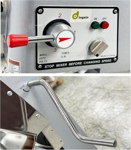Mélangeur à pâte pour boulangerie, pizza, certifié NSF, pour cuisine de restaurant HLM - Product Image 4