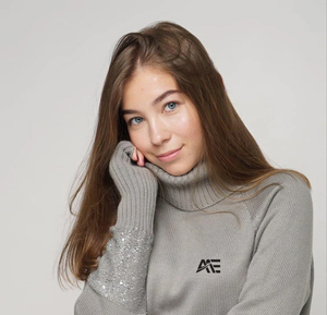 Wholesale Women Turtleneck Sweater Set with <b>Sequin</b> Detail Soft Knit Top and Matching <b>Pants</b> Women's Hoodies & Sweatshirts - Product Image 4