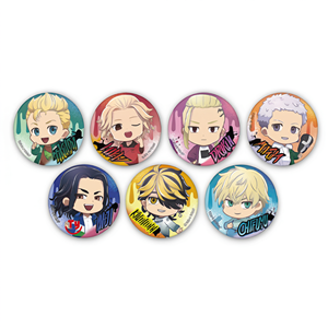 เข็มกลัดสะสมอนิเมะ Tokyo Revengers แบบสุ่ม SD Can Badge - Product Image 3