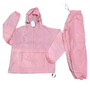 Conjunto Deportivo Casual de Nylon 2 en 1, Chaqueta Cortavientos con Capucha y Cremallera, Pantalones Deportivos Ligeros, Shorts Deportivos Unisex de Secado Rápido - Product Image 1