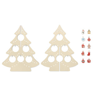 Accessori decorativi di natale decorativi personalizzabili per alberi di natale ornamento Silhouette - Product Image 1