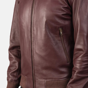 Chaqueta de Cuero para Hombre de Diseño Nuevo y Personalizado, Chaqueta de Cuero Transpirable para Hombre, la Más Vendida - Product Image 2