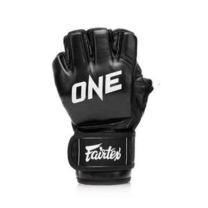 นวมชกมวย Fairtex รุ่น One สำหรับฝึกซ้อม MMA  หนังแท้ กันน้ำ กันลื่น ระบายอากาศดี ปิดแบบตีนตุ๊กแก คุณภาพระดับโปร  รับสกรีนโลโก้ - Product Image 4