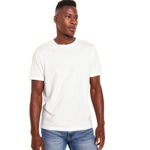Camisetas de Manga Corta Casuales de Verano, Material Ligero Básico, Venta al por Mayor, 180 g/m², 100% Algodón Peinado, Camisetas Lisas para Imprimir Logotipos - Product Image 1