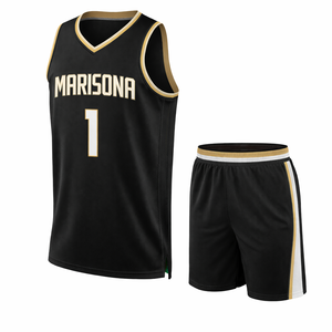 Fabricant d'uniformes de basketball OEM, maillots et shorts de basketball personnalisés, marque privée, grandes tailles, 100% polyester, pour les ligues d'équipes - Product Image 5