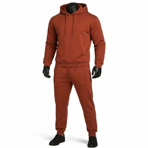 Survêtement de sport pour homme sur mesure, 2 pièces, surdimensionné, en tissu épais - Product Image 1