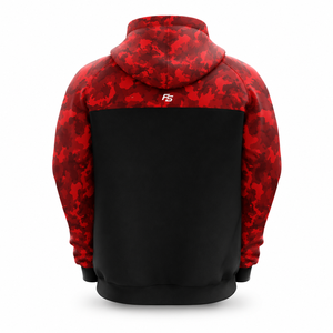 Sudadera Deportiva con Capucha y Logotipo Personalizado, Sudadera de Camuflaje para Hombre, Sublimada, para Gimnasio, Fitness, Entrenamiento, Estilo Raglán, Ropa Deportiva, Venta al Por Mayor - Product Image 2