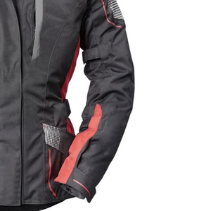 Women's Black Red <b>Motorcycle</b> Riding <b>Jacket</b> Full Sleeve Windproof All Seasons Adult <b>Jacket</b> - Product Image 4