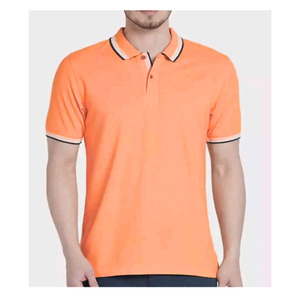 เสื้อโปโลชาย แขนสั้น ผ้าถัก ระบายอากาศได้ดี น้ำหนัก 220 กรัม พิมพ์ลายด้านหน้าด้วยเทคนิคฮีททรานเฟอร์ ผ้าโพลีเอสเตอร์/คอตตอน - Product Image 1
