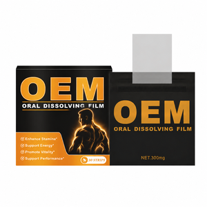 Différents styles de bandes orales à dissoudre pour l'amélioration de la vitalité, de l'énergie et de l'endurance masculine, en sachet individuel. - Product Image 1