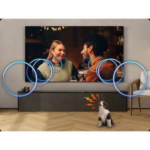 Top Rated Sams Q8F 65" 4K HDR Smart OLED Google TV Android Quad-Core Curved Screen DVB-T2 Black Cabinet Hotel TV - Product Image 1